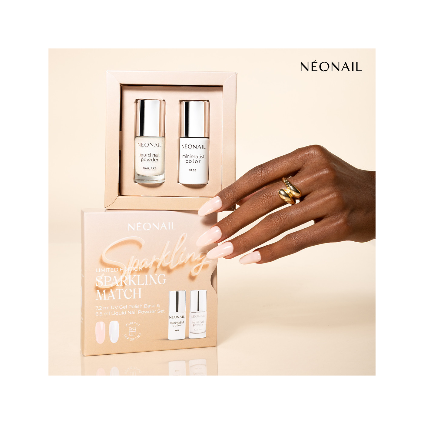 Sparkling Match – Set Base 7,2 ml & Polvere Unghie Liquida 6,5 ml Sparkling Match – Set Base 7,2 ml & Polvere Unghie Liquida 6,5 ml